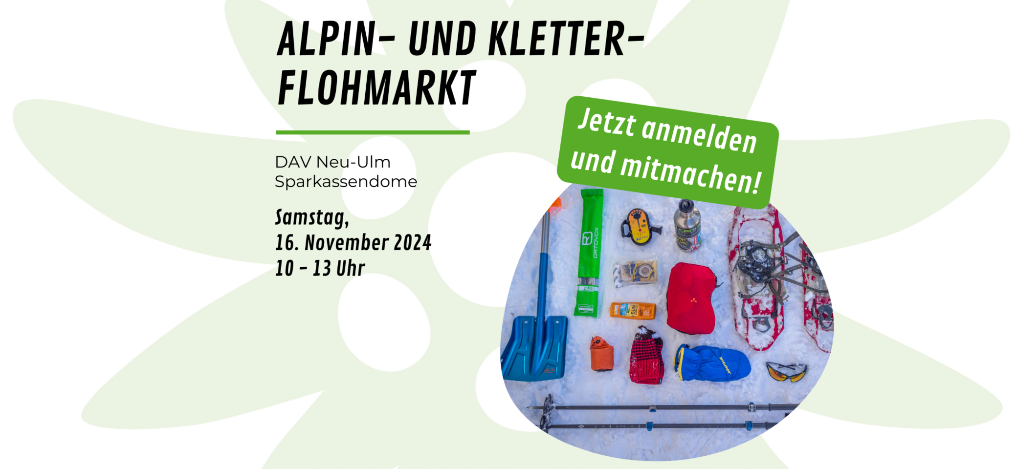 ALPIN- UND KLETTER- FLOHMARKT | © DAV Neu-Ulm